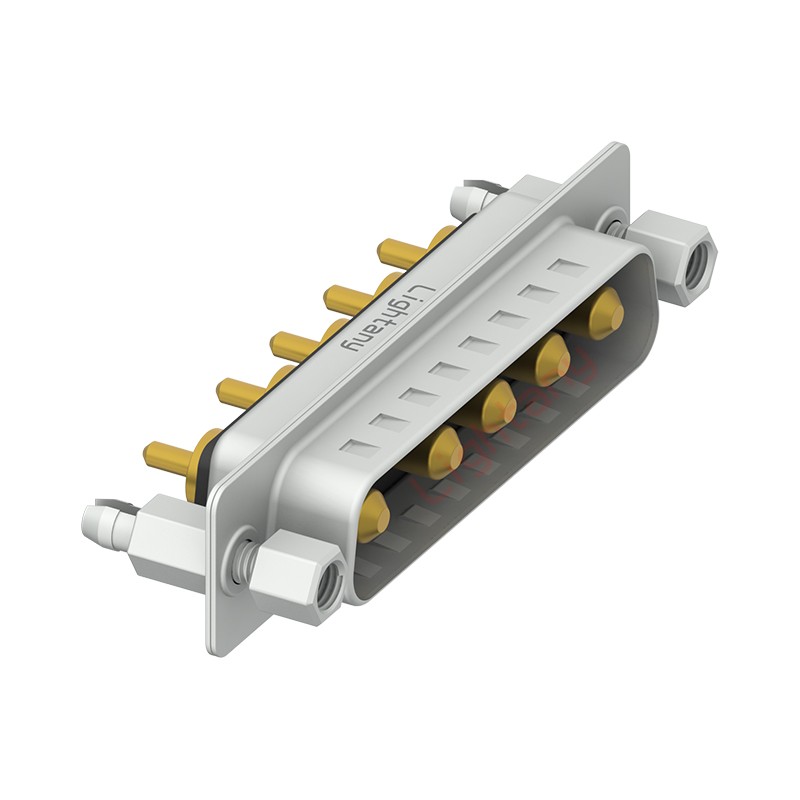 5W5公PCB直插板/鉚魚叉7.0/大電流10A