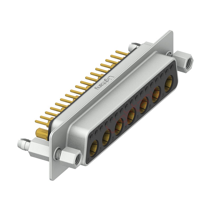 24W7母PCB直插板/鉚魚(yú)叉7.0/大電流20A