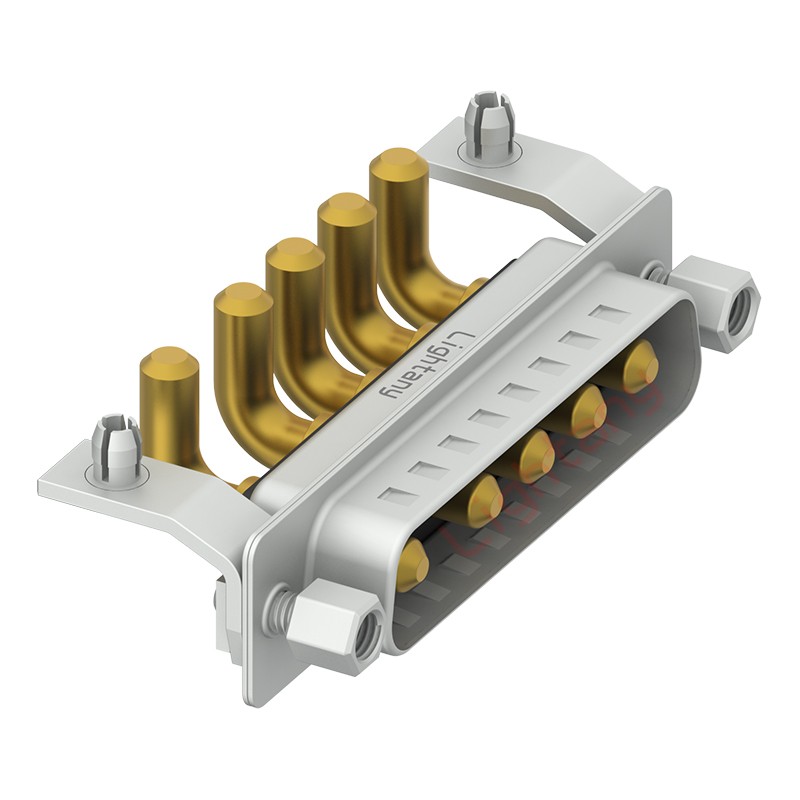5W5公PCB彎插板/鉚支架10.8/大電流40A
