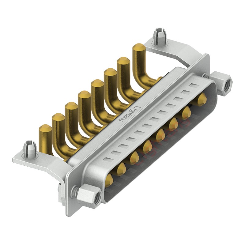 8W8公PCB彎插板/鉚支架11.6/大電流30A