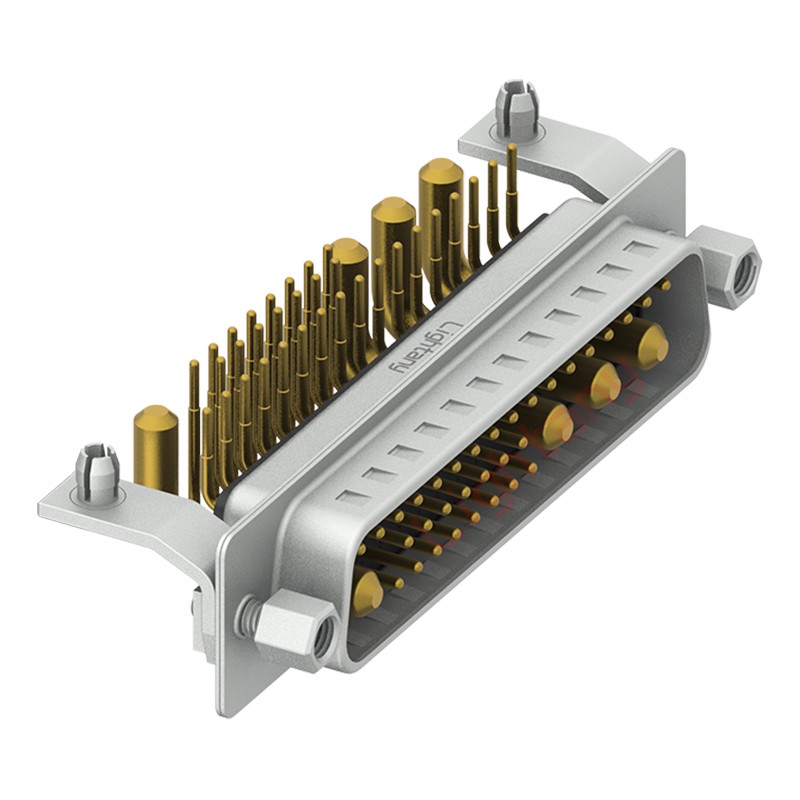 36W4公PCB彎插板/鉚支架12.2/大電流30A