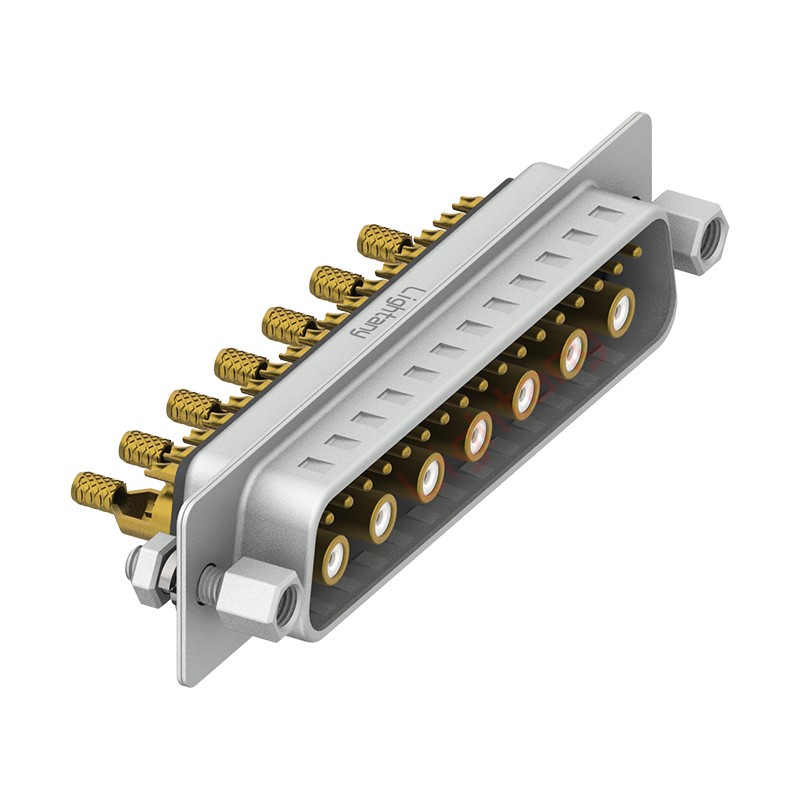 24W7公焊線式/配螺絲螺母/射頻同軸50歐姆