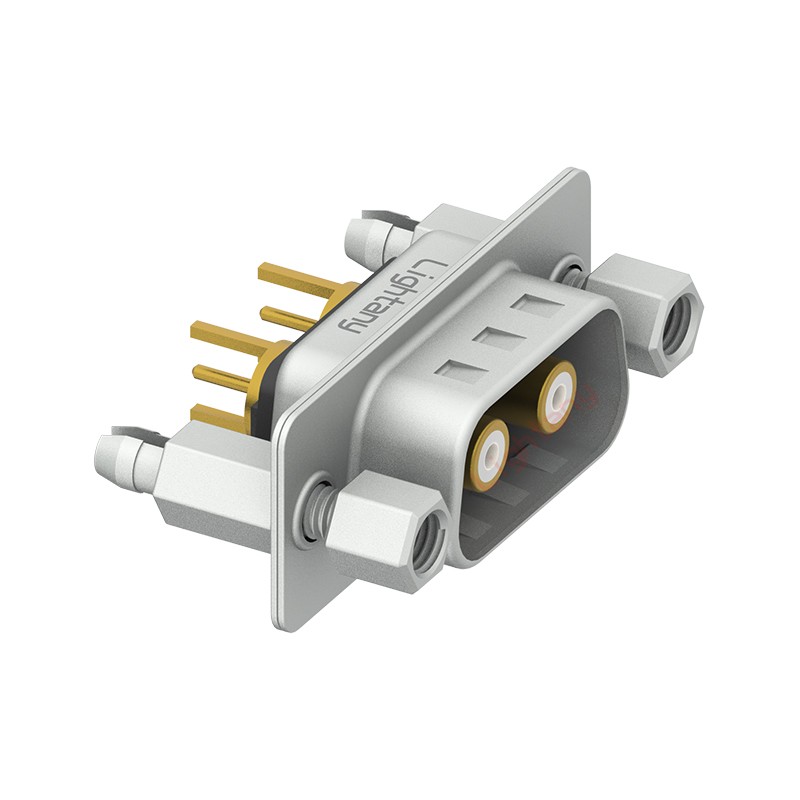 2W2公PCB直插板/鉚魚叉7.0/射頻同軸50歐姆