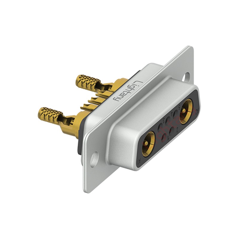 7W2母焊線式/光孔/射頻同軸50歐姆