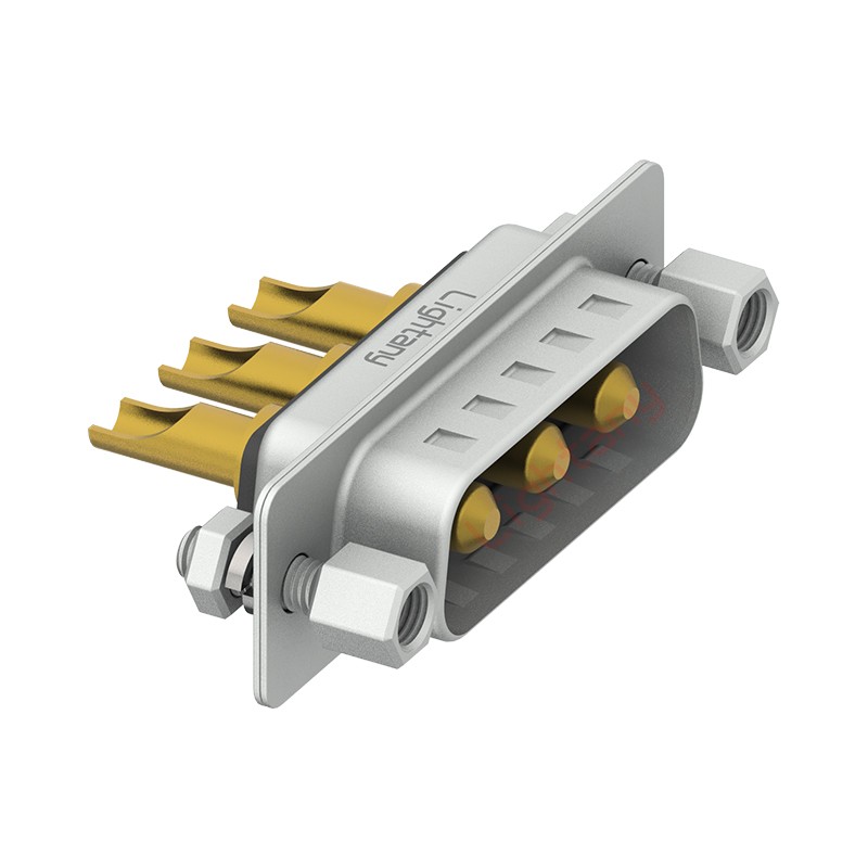 3W3公長體焊線/配螺絲螺母/大電流20A