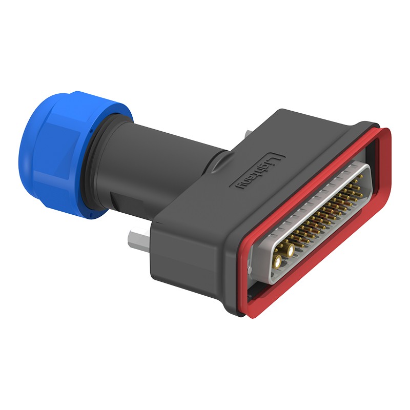 43W2公頭焊線+防水接頭/線徑10~16mm/射頻同軸75歐姆