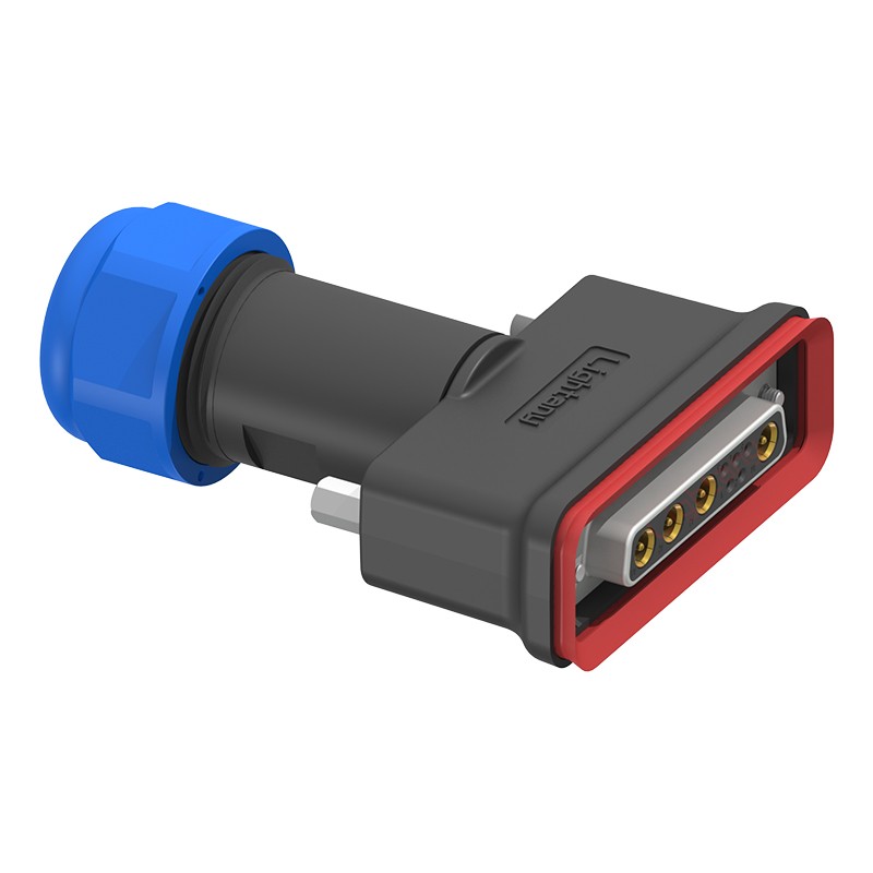 9W4母頭焊線+防水接頭/線徑10~16mm/射頻同軸75歐姆