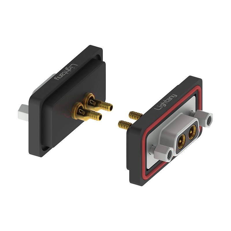 防水2W2母焊線式/鎖螺絲/射頻同軸50歐姆