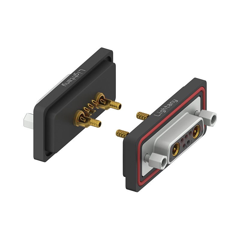 防水7W2母焊線式/鎖螺絲/射頻同軸50歐姆
