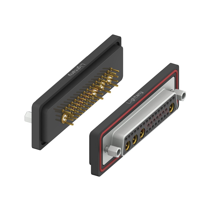 防水36W4母直插板/鎖螺絲/射頻同軸50歐姆