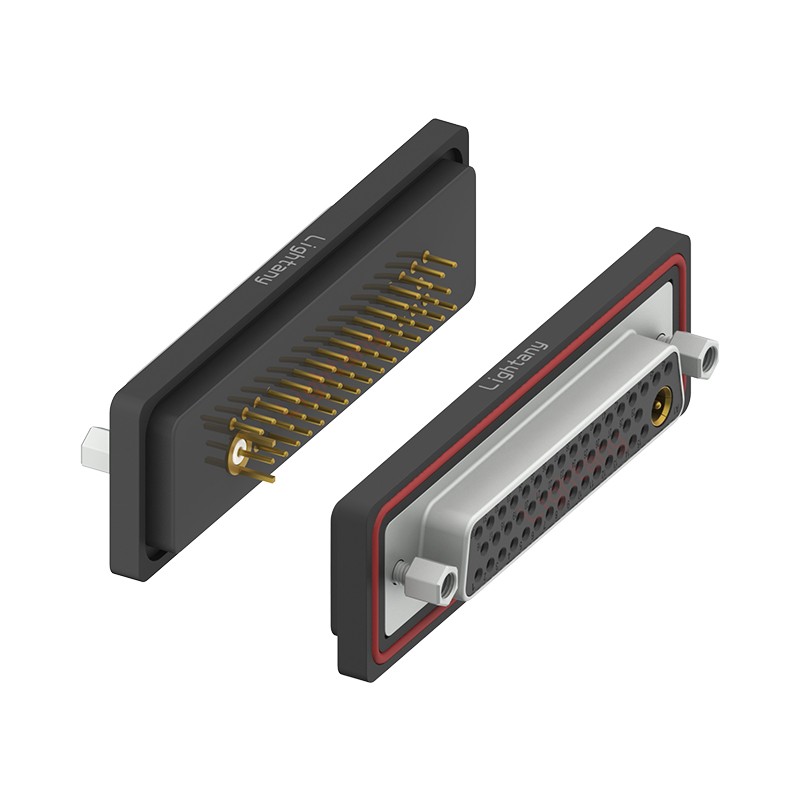 防水47W1母直插板/鎖螺絲/射頻同軸50歐姆