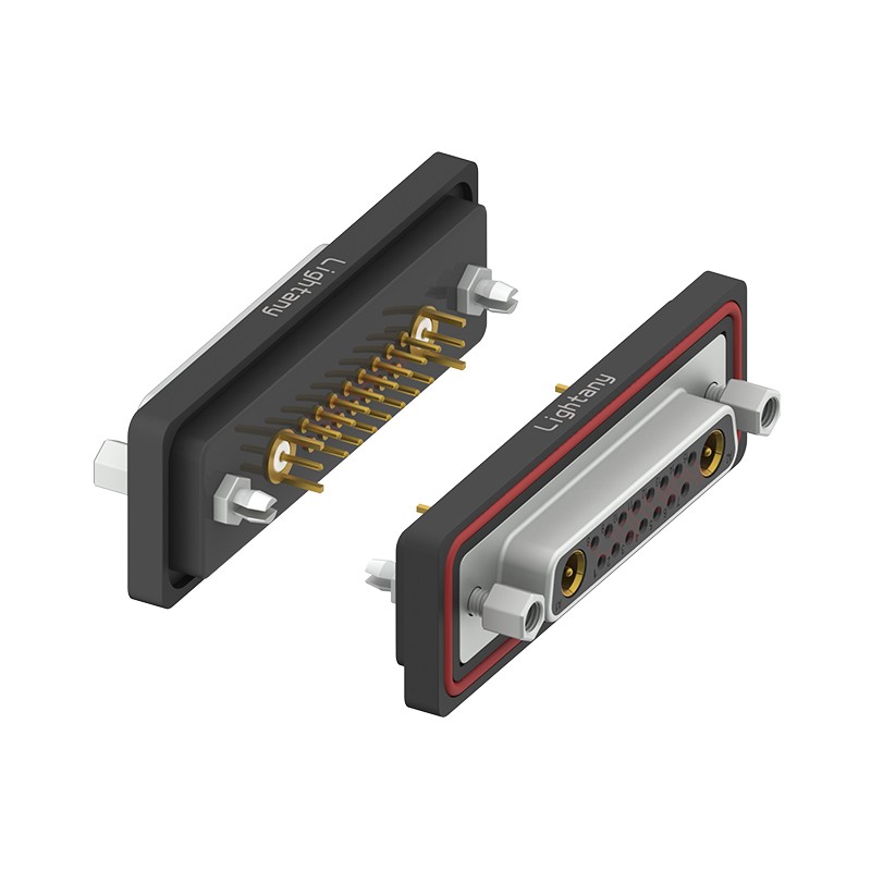 防水17W2母直插板/鉚魚叉/鎖螺絲/射頻同軸50歐姆