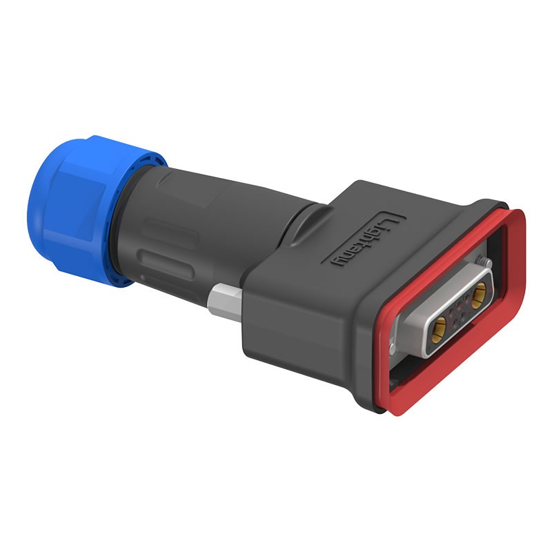 7W2母頭焊線+防水接頭/線徑5~11mm/大電流40A