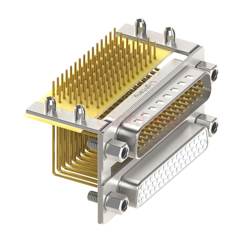 HDR44 上母下公間距15.88車針雙胞胎 D-SUB連接器