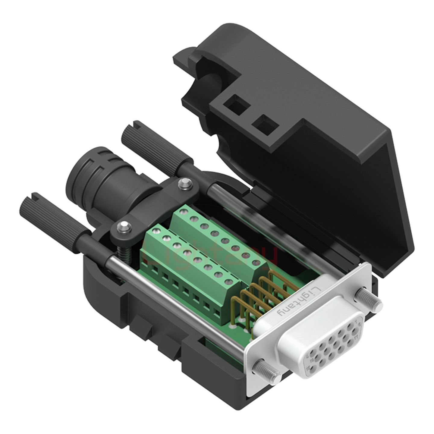 HDB15 母 配螺桿 白膠芯車針