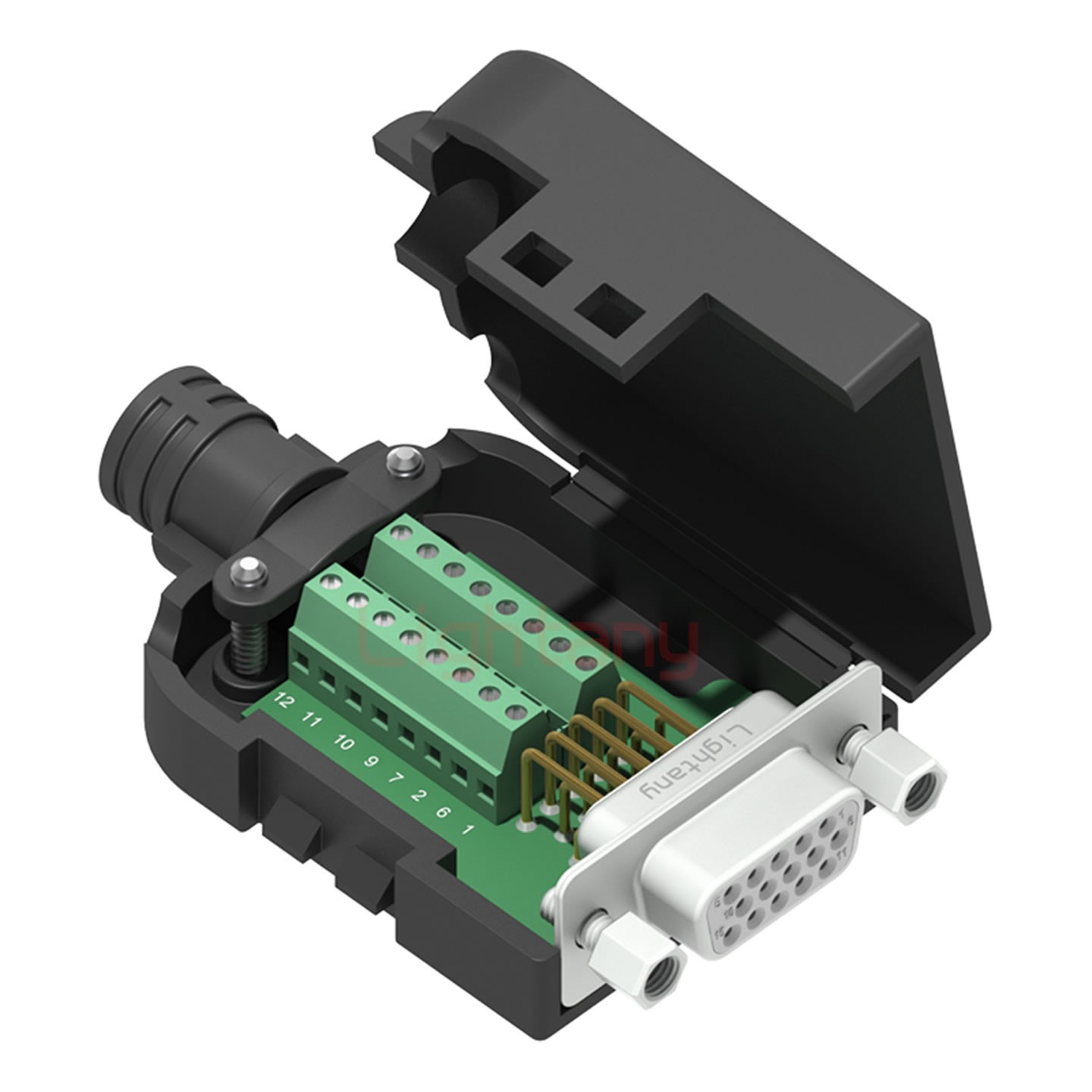 HDB15 母 配螺母 白膠芯車針