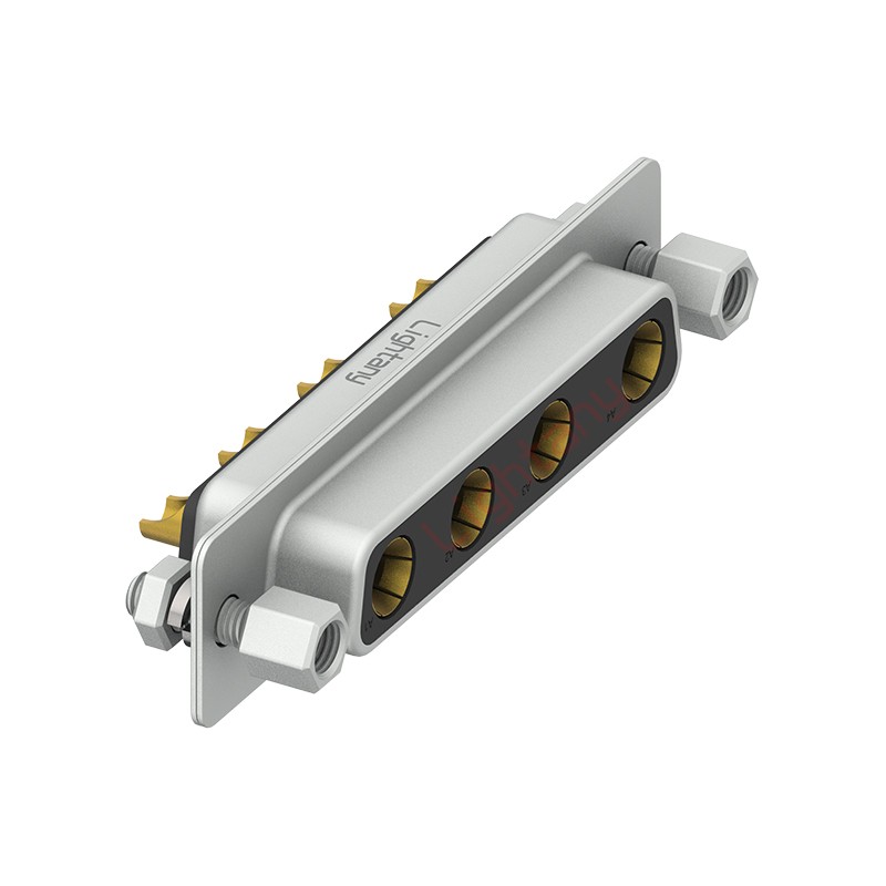 4W4母短體焊線/配螺絲螺母/大電流20A