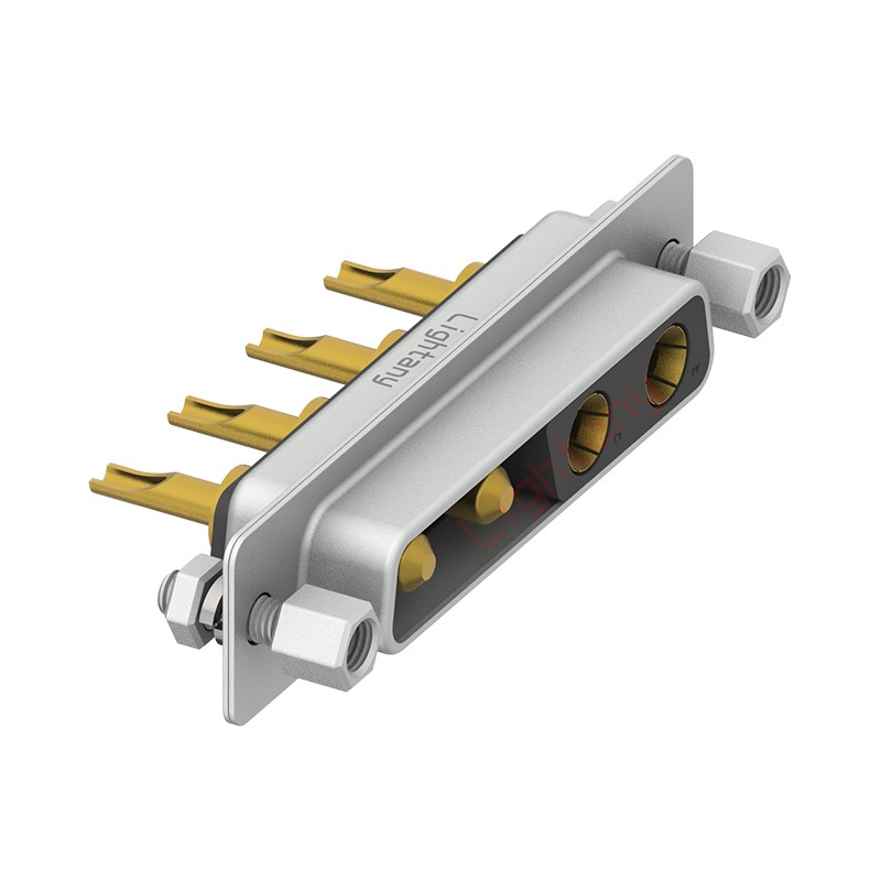 4V4母長體焊線/配螺絲螺母/大電流10A