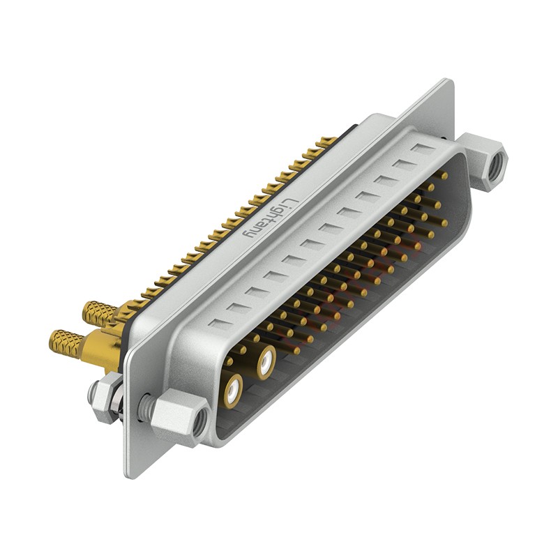 43W2公焊線式/配螺絲螺母/射頻同軸75歐姆