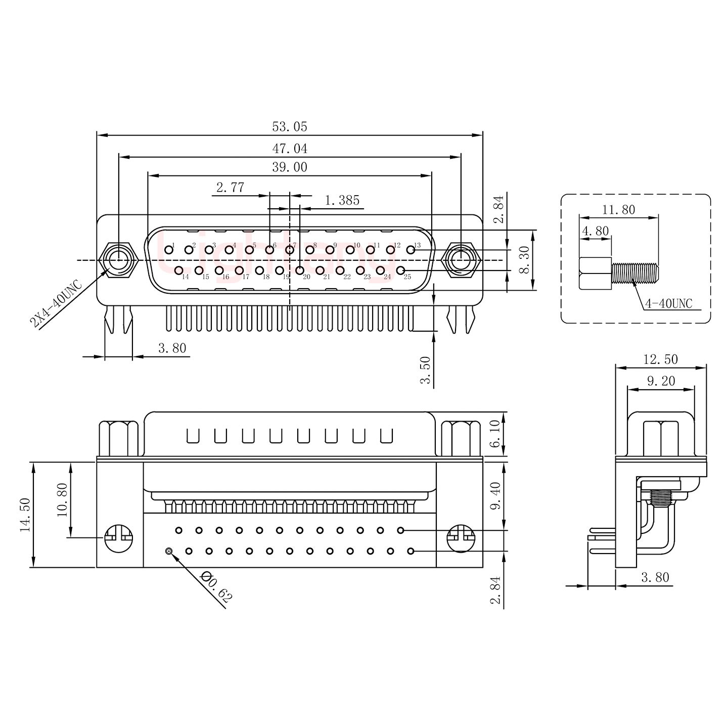DR25 公 彎插板9.4 塑料支架10.8 鎖螺絲 車(chē)針