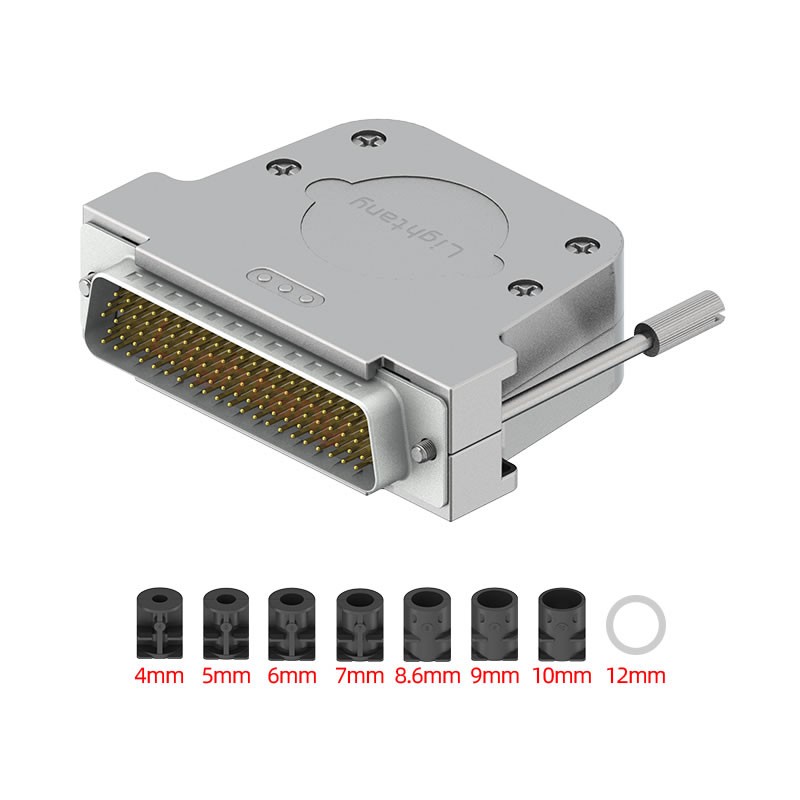 HDB104公焊線+金屬外殼2744直出線16mm