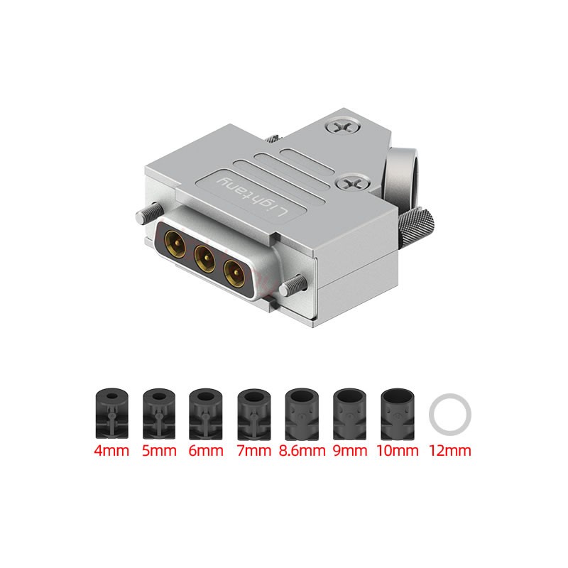 3W3母焊線(xiàn)式75歐姆+15P金屬外殼1679斜出線(xiàn)4~12mm