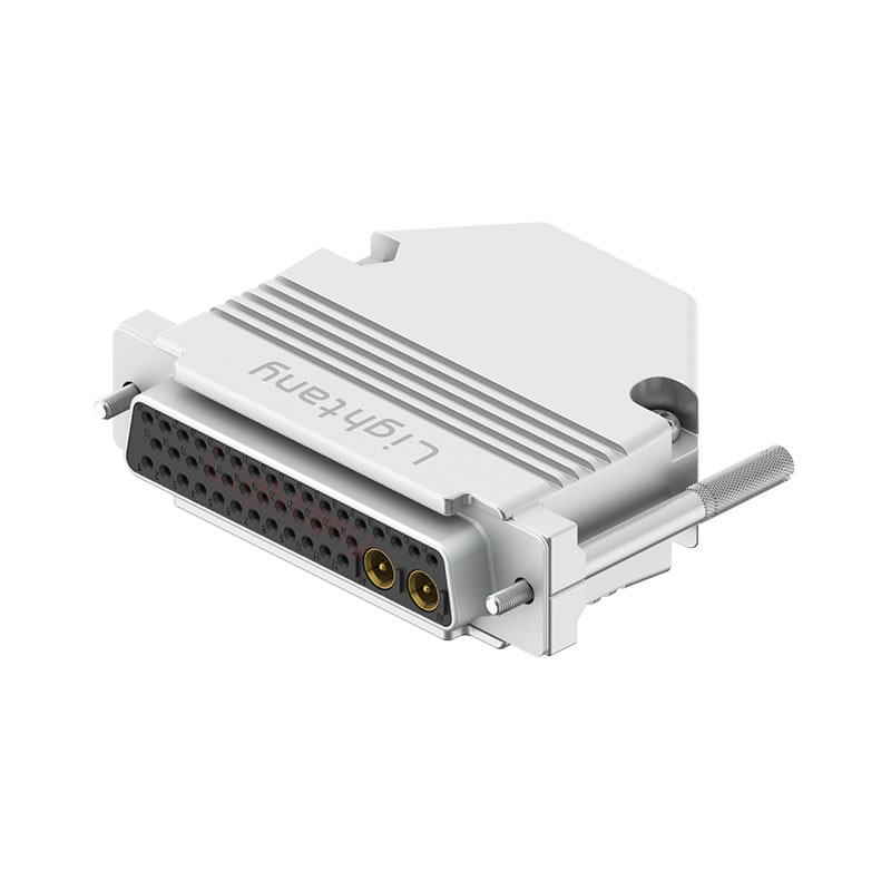 43W2母焊線式75歐姆+50P金屬外殼1331直出線12.5mm