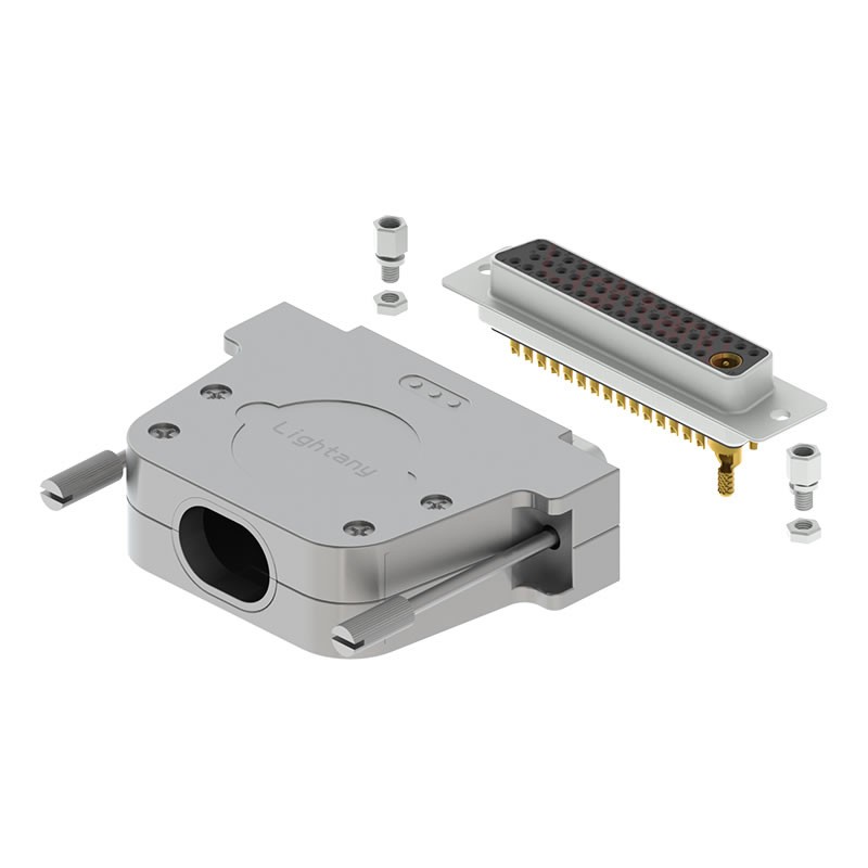 47W1母焊線式75歐姆+50P金屬外殼2808直出線13~19mm