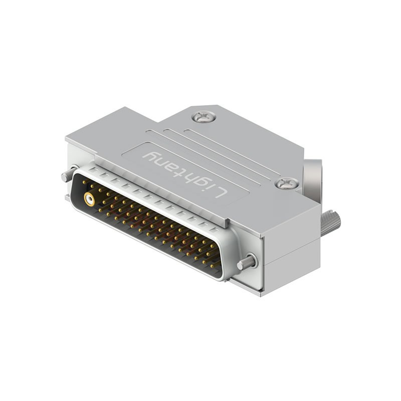 47W1公焊線式75歐姆+50P金屬外殼1746斜出線4~12mm