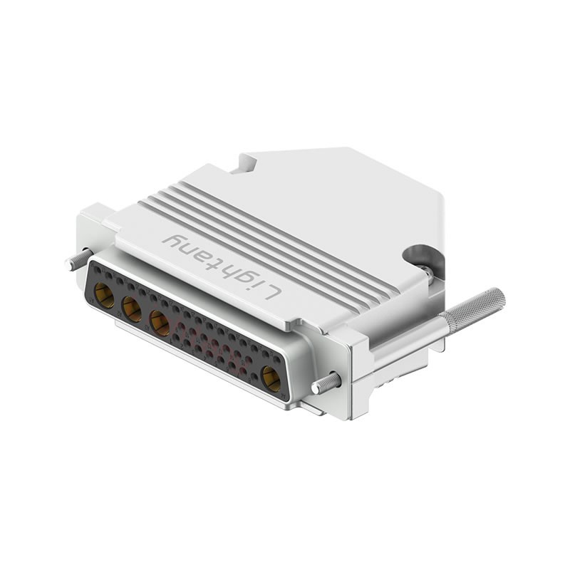 36W4母短體焊線40A+50P金屬外殼1331直出線12.5mm