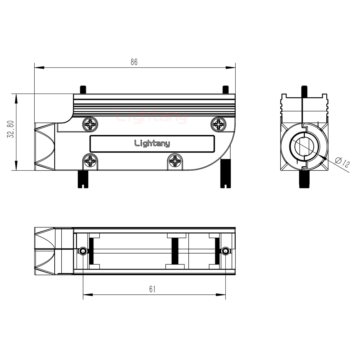 47W1公短體焊線(xiàn)20A+50P金屬外殼1745彎出線(xiàn)4~12mm