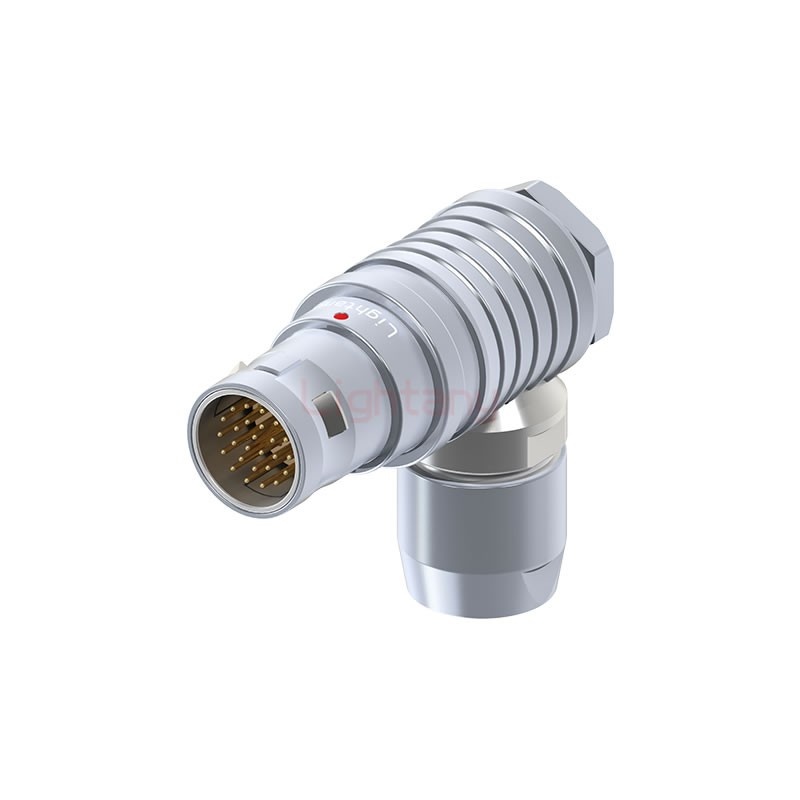 FHG.2B.026.CLAM31推拉自鎖彎式插頭