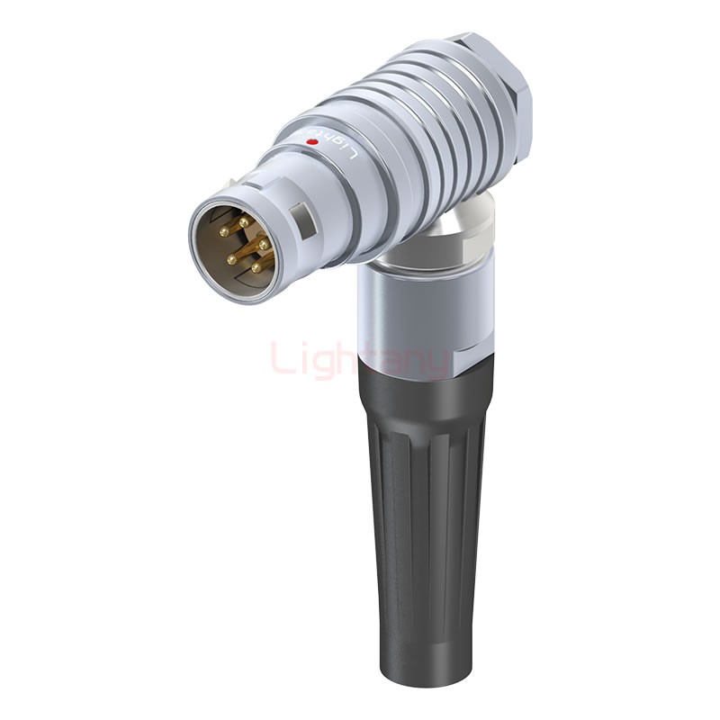 FHG.2B.005.CLAD92Z推拉自鎖帶護(hù)套彎式插頭