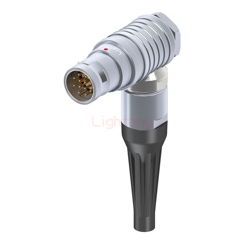 FHG.2B.012.CLAD52Z推拉自鎖帶護(hù)套彎式插頭