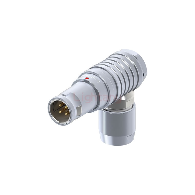 FHG.1B.004.CLAM31推拉自鎖彎式插頭