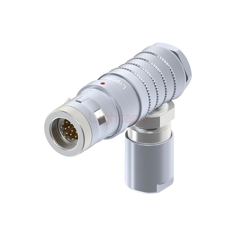 FHG.1K.016.CLAK85推拉自鎖彎式插頭