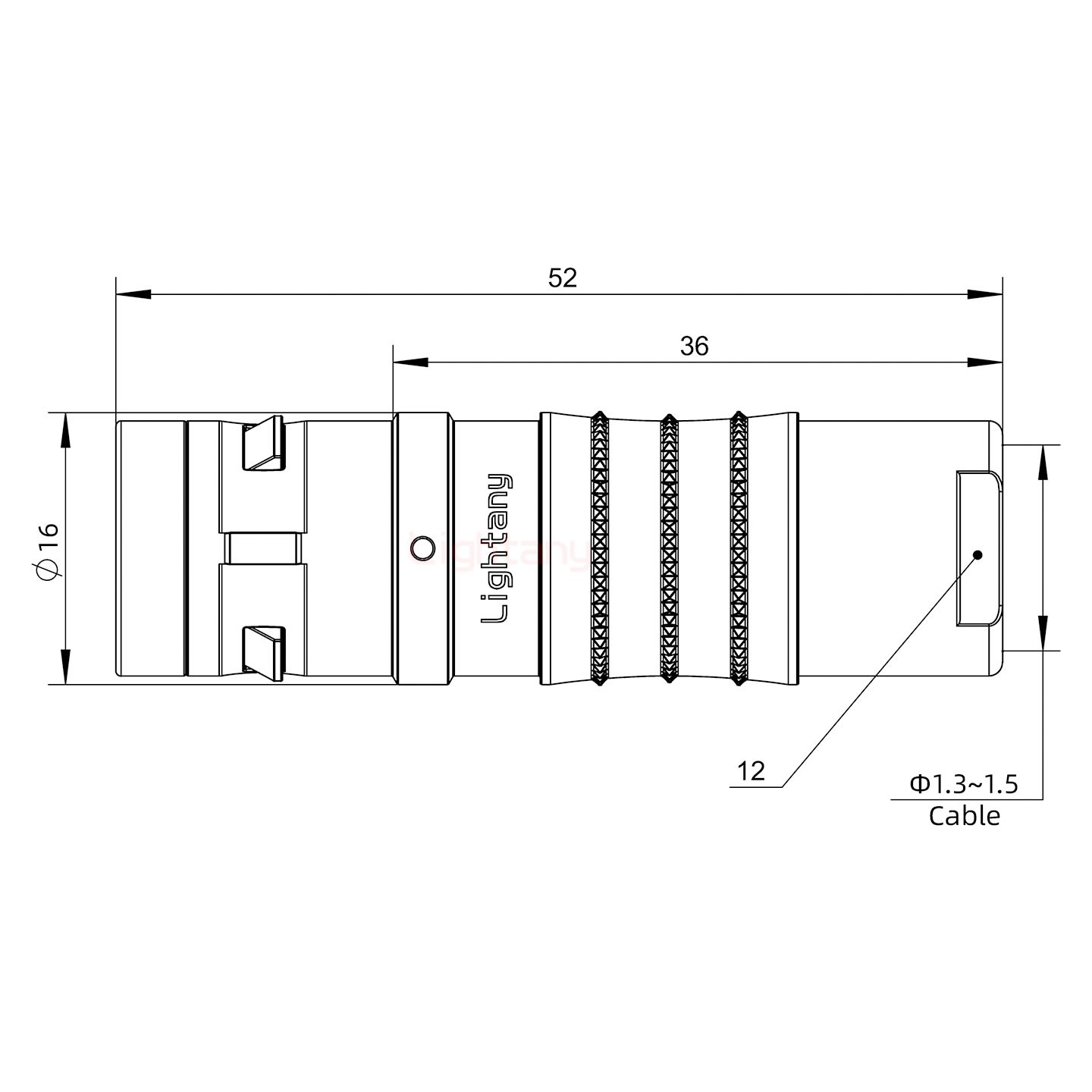 FGG.2K.008.CLAC15推拉自鎖直式插頭
