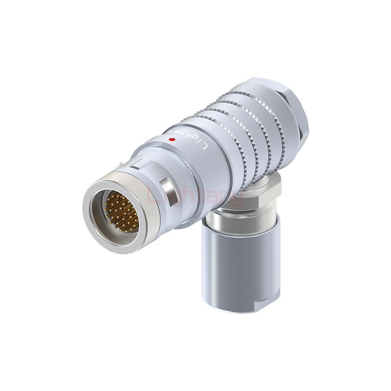 FHG.2K.032.CLAC35推拉自鎖彎式插頭