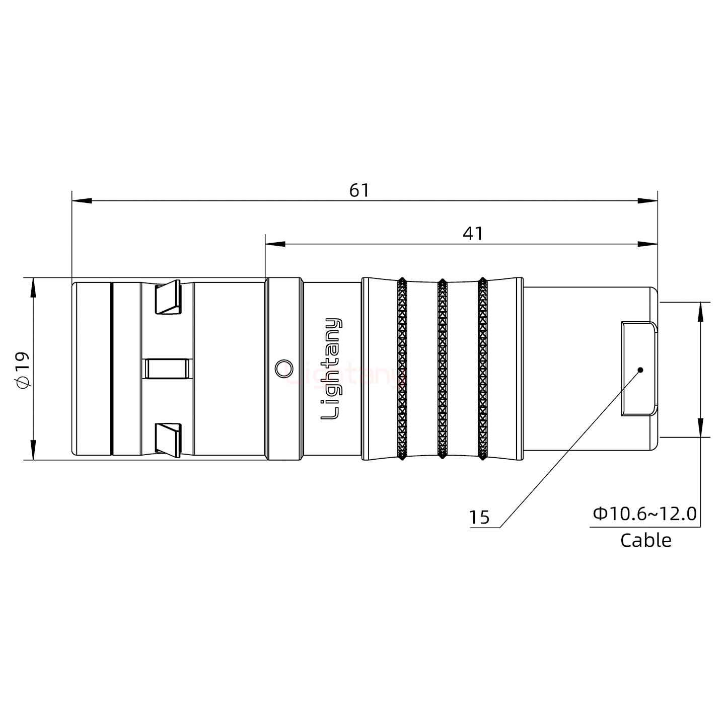FGG.3K.006.CLAK11推拉自鎖直式插頭