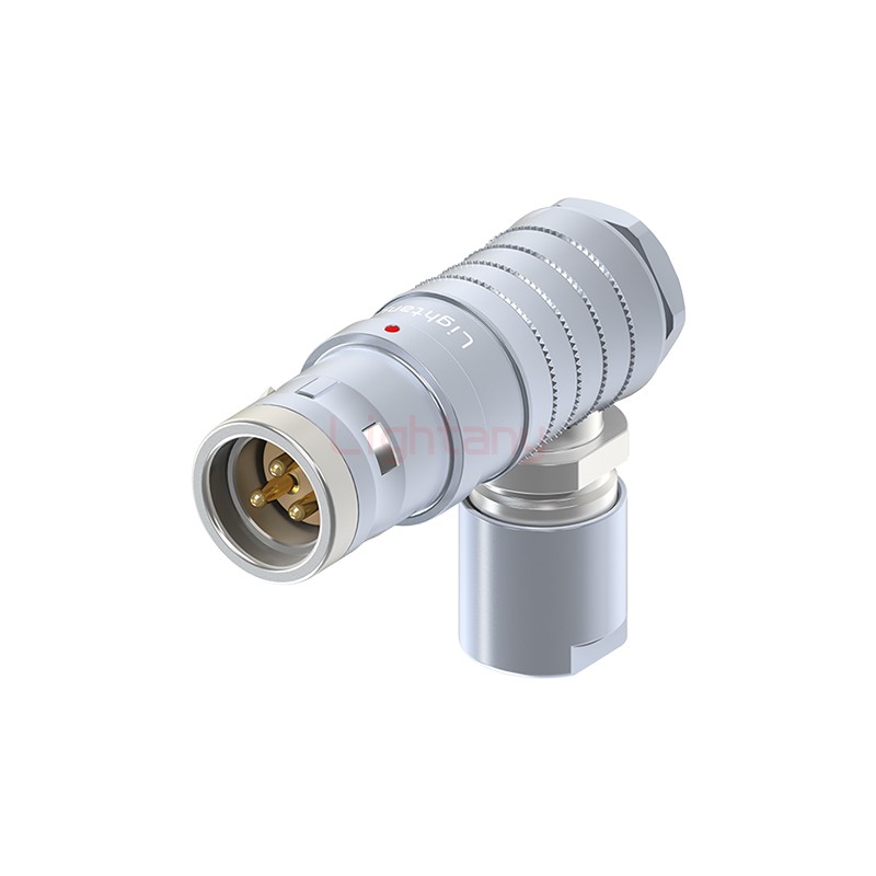 FHG.3K.003.CLAC40推拉自鎖彎式插頭