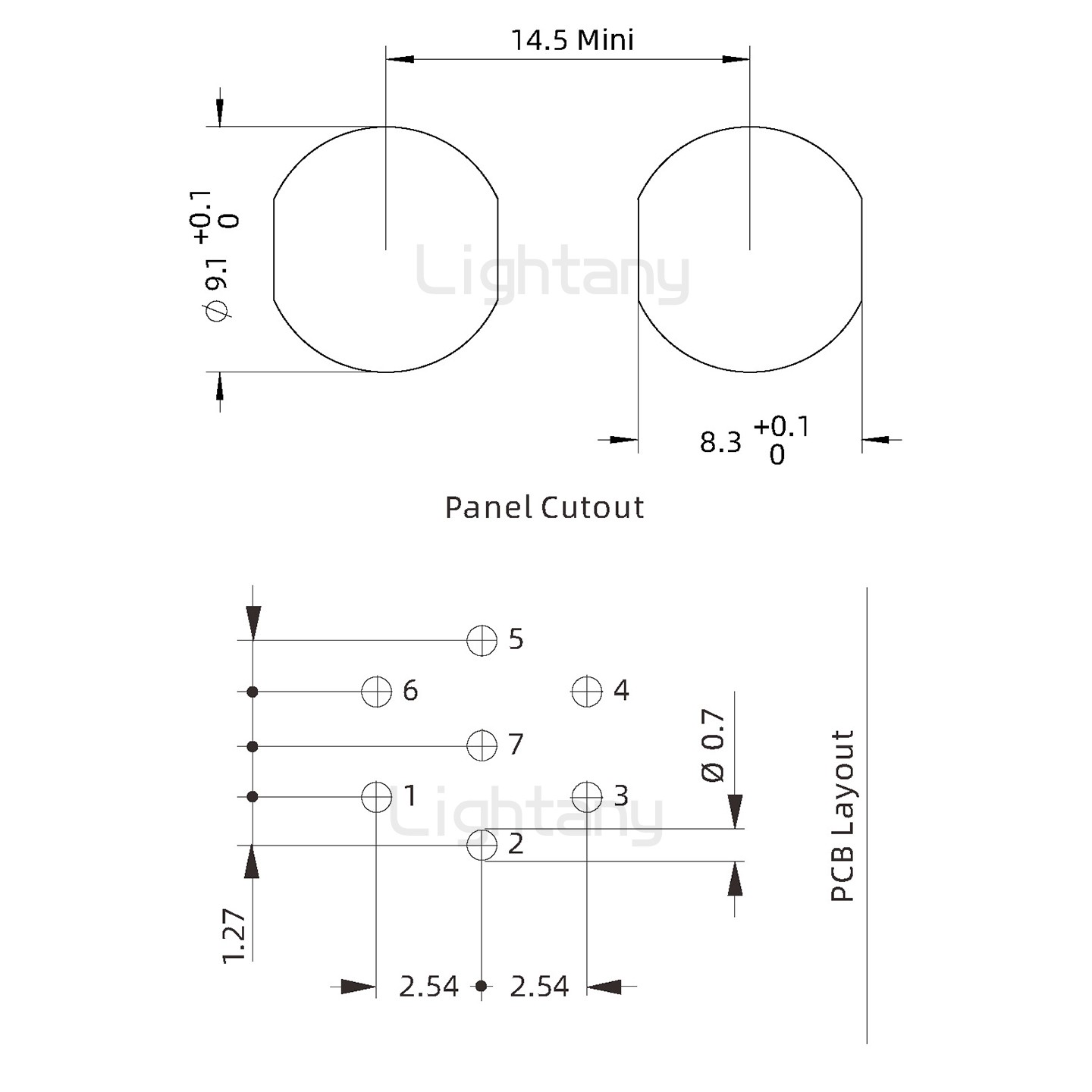 EEG.0B.007.CLV推拉自鎖前螺母插座 彎插板