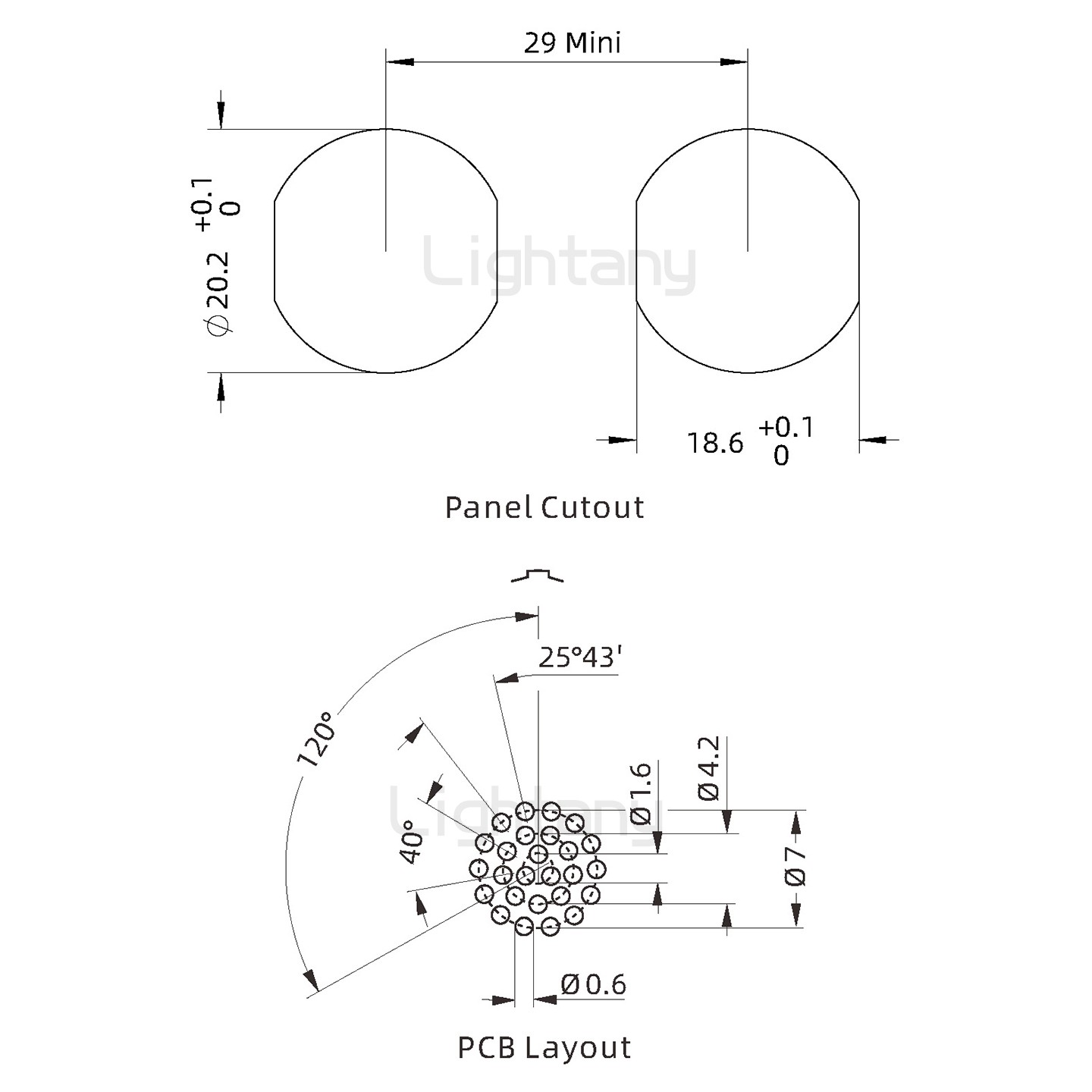 EEG.2K.026.CLN推拉自鎖前螺母插座 PCB直插板