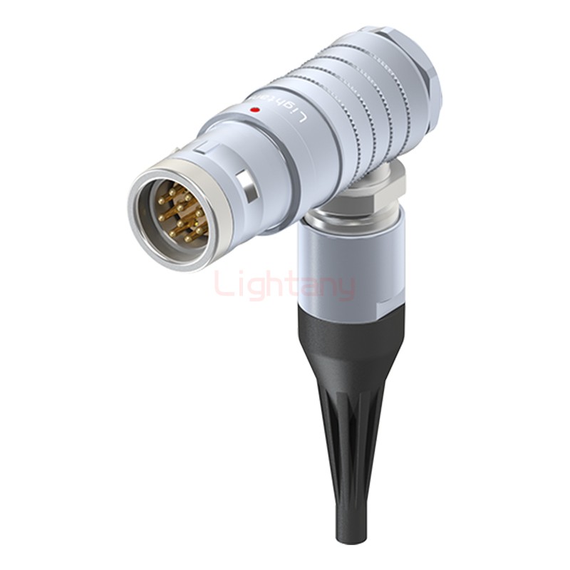 FHG.3K.010.CLAC30Z推拉自鎖帶護套彎式插頭